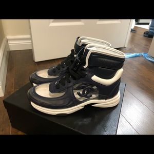 CHANEL SS18 PVC SNEAKER 36.5